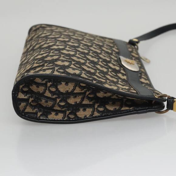 DIOR Trotter Canvas Shoulder Bag Navy - Picture 4 of 12